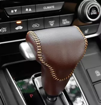 Накладка на рычаг передач (коричневый) Honda CRV 2020-