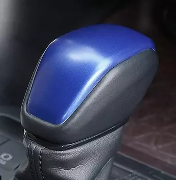 Накладка на рычаг передач (синяя) Toyota RAV4 2019-