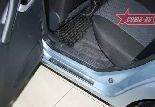 Накладка на внутренние пороги без логотипа (комплект - 4 штуки) Souz-96 LAGR.31.3772 Lada Granta (1G) 2011-