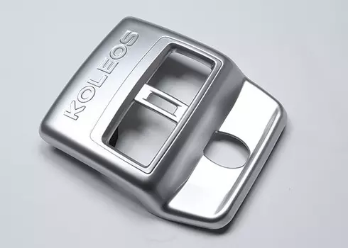 Накладка на задние воздуховоды (серебро, синий, черный карбон) для Renault Koleos 2017 -