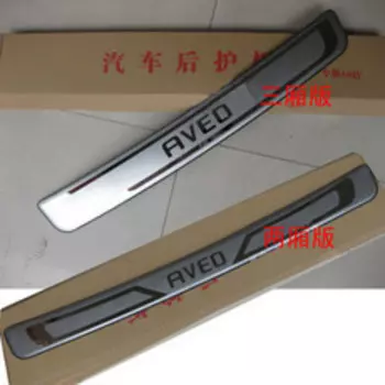 Накладка на задний бампер для Chevrolet Aveo