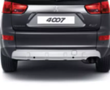 Накладка на задний бампер для Peugeot 4007 (2007 - 2011)