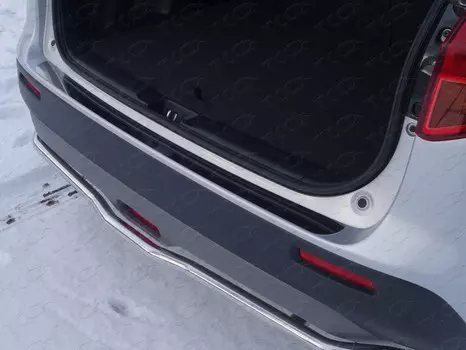 Накладка на задний бампер (лист зеркальный) Компания ТСС SUZVIT15-18 Suzuki Vitara 2015 - 2018