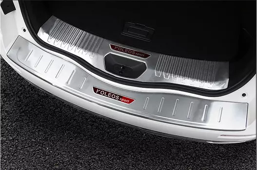 Накладка на задний бампер (надписи разный) для Renault Koleos 2017 -