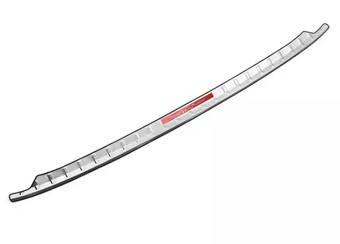 Накладка на задний бампер (нержавеющая сталь) Geely Tugella (Тугелла) 2020 -