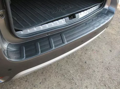 Накладка на задний бампер Русская Артель Nissan Terrano 2014-