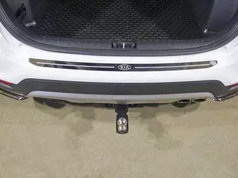 Накладка на задний бампер TCC KIARIOX17-05 Kia Rio X-Line 2017-