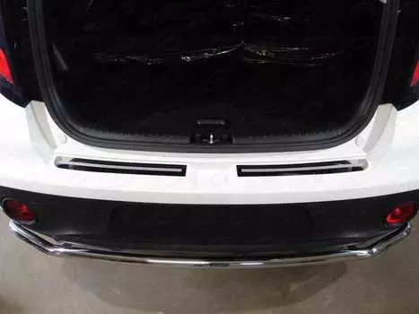 Накладка на задний бампер TCC KIASOUL17-07 Kia Soul 2017-2019