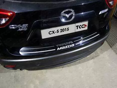 Накладка на задний бампер TCC MAZCX515-31 Mazda CX-5 2015-2016