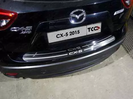 Накладка на задний бампер TCC MAZCX515-33 Mazda CX-5 2015-2016