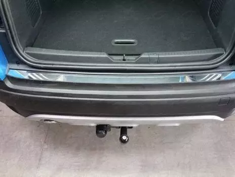 Накладка на задний бампер TCC RENKAP16-10 Renault Kaptur 2016-