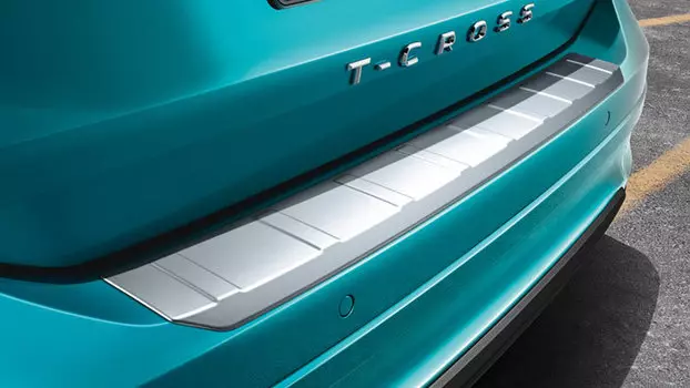 Накладка на задний бампера защитная 2GM061195 для Ти-Кросс (T-Cross ) 2019, 2020