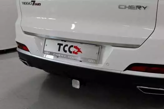 Накладка на заднюю дверь (лист шлифованный) TCC CHERTIG7P20-03 Chery Tiggo 7 Pro 2020