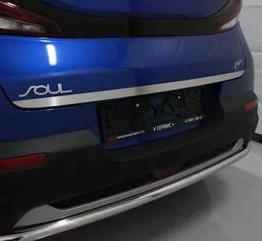 Накладка на заднюю дверь TCC KIASOUL19-07 Kia Soul 2019-