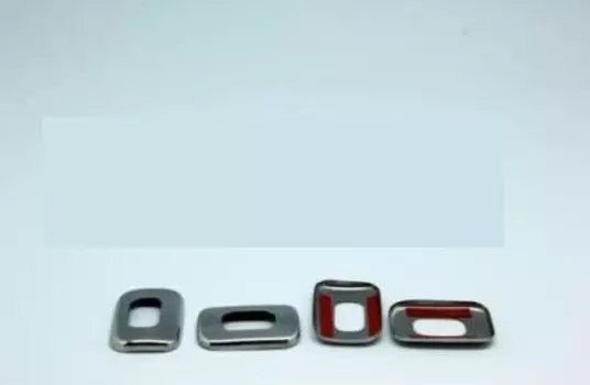 Накладка на замок внутренней двери, нерж., 4 части Omsa Line 2020P146 для Renault Duster 2011-