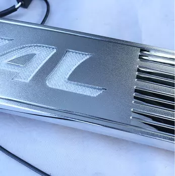 Накладка на запаску с повторителем стоп-сигнала (хром) для Haval H9 2018 +