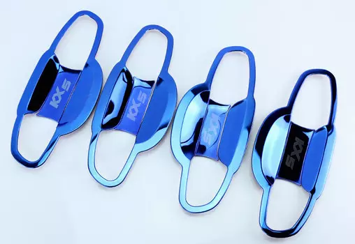 Накладка под ручки дверей с окантовкой для KIA Sportage IV 2016 -