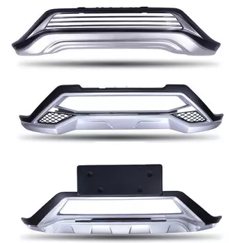 Накладка защитная на передний бампер (разный стиль) Zsnake для Nissan Murano ( 2016 - по н.в. )