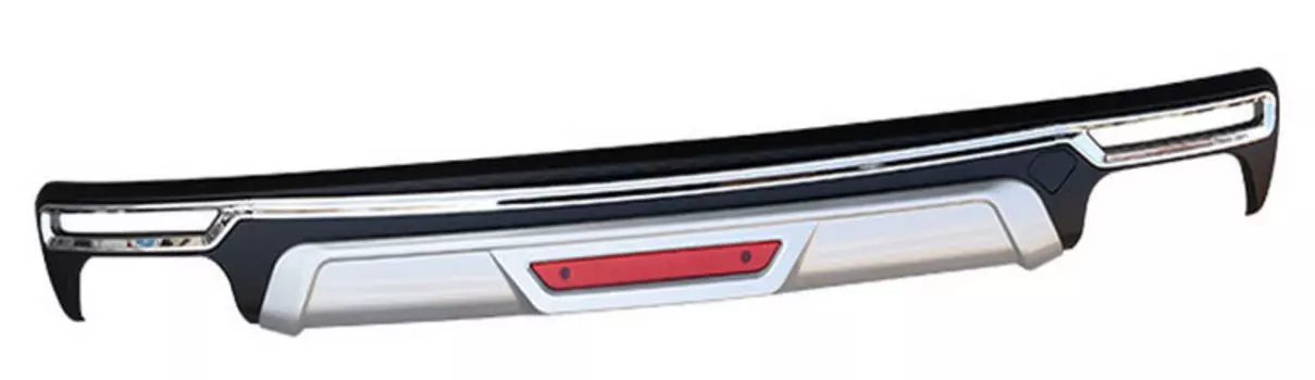 Накладка защитная на задний бампер для GAC Trumpchi GS8 2018, 2019, 2020