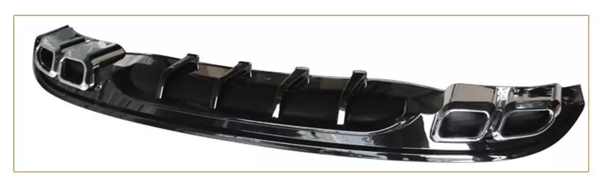 Накладка защитная на задний бампер для Hyundai Elantra 2019 -