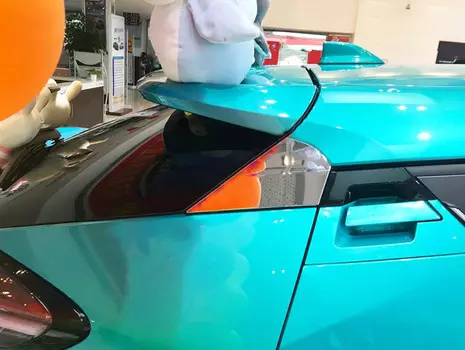 Накладки боковые под задний спойлер (хром) для Toyota C-HR 2018 -