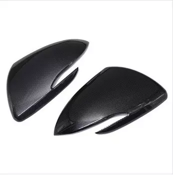 Накладки боковых зеркал (черный карбон) для Hyundai Elantra 2019 -