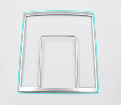 Накладки декоративные на верхнюю панель (серебро) для Volkswagen Teramont 2017 -