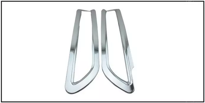 Накладки (хром) на задние противотуманные фары для Haval H2 (Хавал Н2) 2014-2019