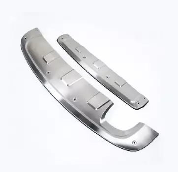 Накладки на бампера METALL для Volkswagen Tiguan (2007 - 2016)