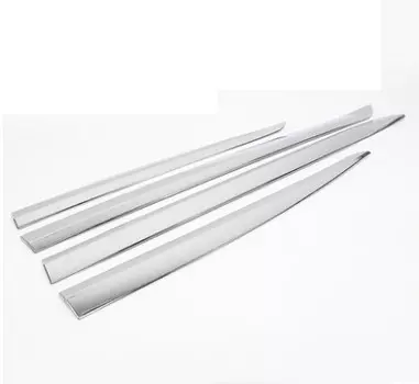 Накладки на боковые пороги (хром) для Jeep Сherokee 2015 -