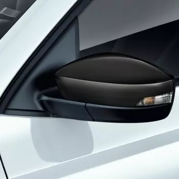 Накладки на боковые зеркала (черные) 6V0072530A для Skoda Rapid 2020 -