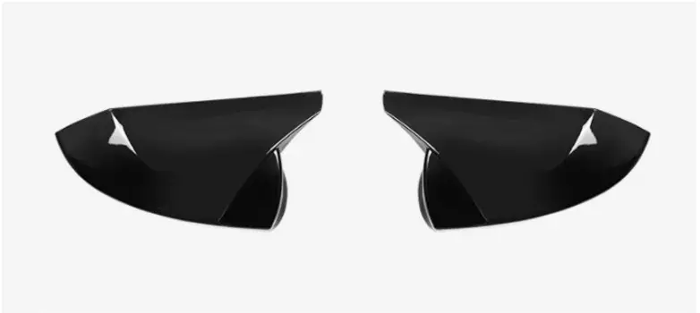 Накладки на боковые зеркала (черный глянец) для Hyundai Elantra 2021-