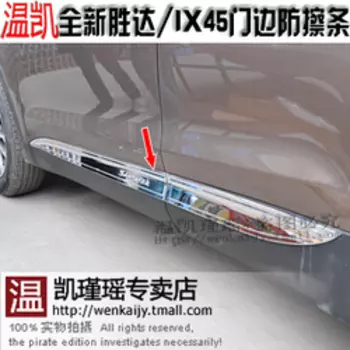 Накладки на двери для Hyundai Santa Fe