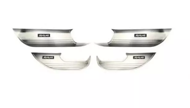 Накладки на двери (серебристые) Magical MGC00167 для Toyota RAV4 (5G) XA50 2019-