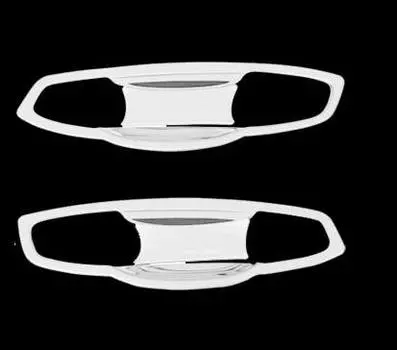 Накладки на дверные ниши (серебристые) Magical MGC00229 для Skoda Kodiaq 2016 -