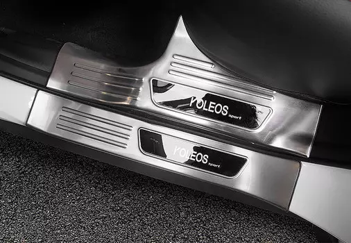 Накладки на дверные пороги для Renault Koleos 2017 -