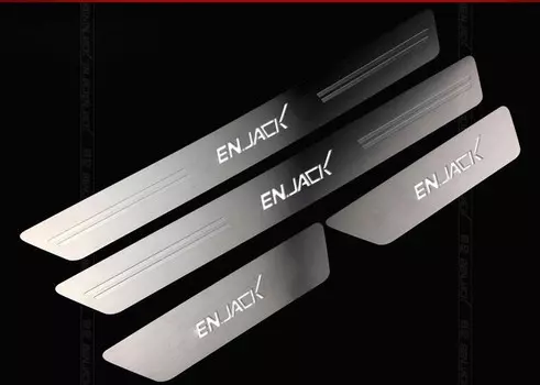 Накладки на дверные пороги для Renault Koleos 2017 -