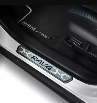 Накладки на дверные пороги Toyota PK382-42K01-E1 для Toyota RAV4 (Тойота РАВ4) 2019 -