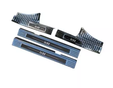 Накладки на дверные пороги (внутренние) Youpin YPN00113 для Hyundai Creta (Крета) (2G) 2021-