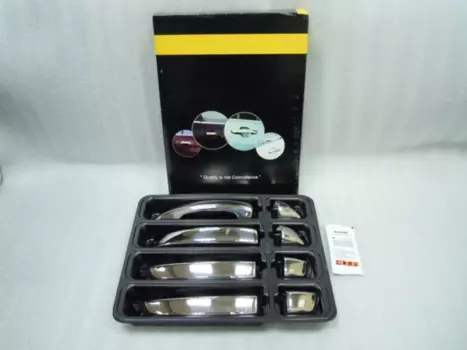 Накладки на дверные ручки, нерж., 4 двери Omsa Line для VW Touareg (2010-2018)