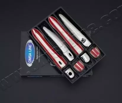 Накладки на дверные ручки, нерж., 4 двери (с отверс. под сенсор) для Renault Kaptur 2016 -