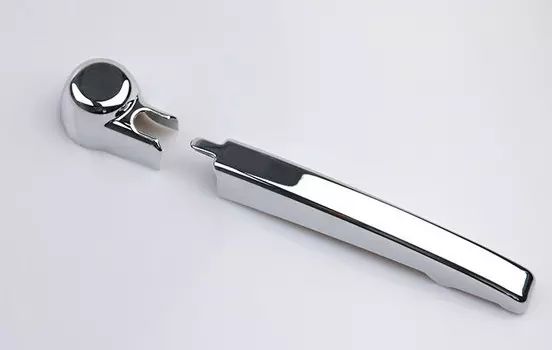 Накладки на дворник заднего стекла (хром) для Chery Tiggo 8 (2018 - 2019)