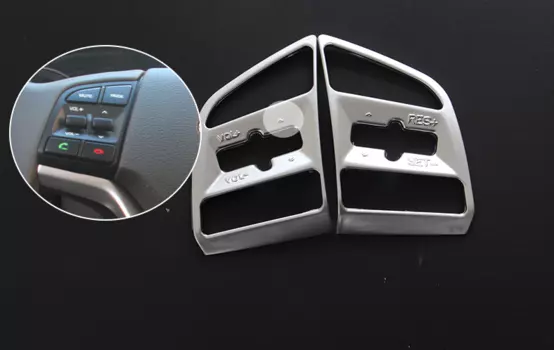 Накладки на кнопки на руле для Hyundai Tucson (2015- по н.в. )