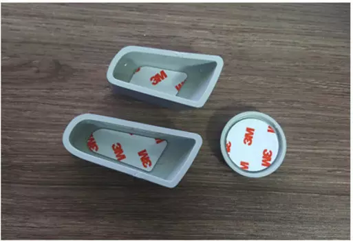 Накладки на кнопки регулировки на сиденьи Mobis для Санта Фе 4 (Hyundai Santa Fe 2018 - 2019)