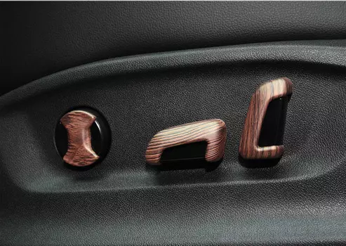 Накладки на кнопки регулировки на сиденьях (цвет под дерево) для Volkswagen Teramont 2017 -