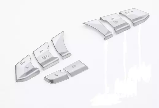 Накладки на кнопки руля для MAZDA CX-5 2017