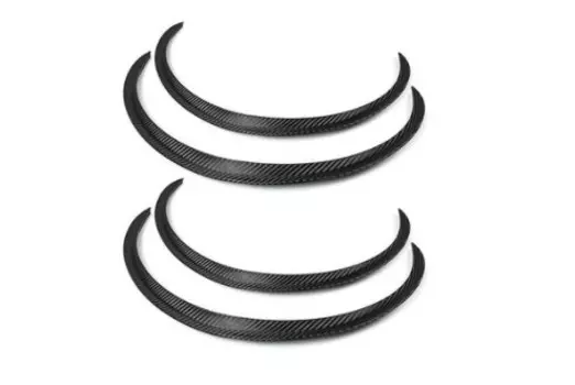 Накладки на колесные арки (черный карбон) для Hyundai Elantra 2021-