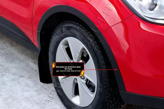 Накладки на колёсные арки (передний левый)