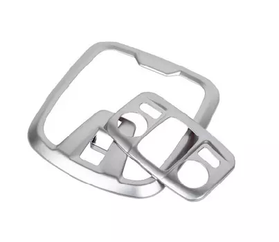 Накладки на палафоны освещения для Peugeot 408 2012 -