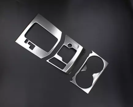 Накладки на панель коробки передач серая матовая для MAZDA CX-5 2017 - 2019